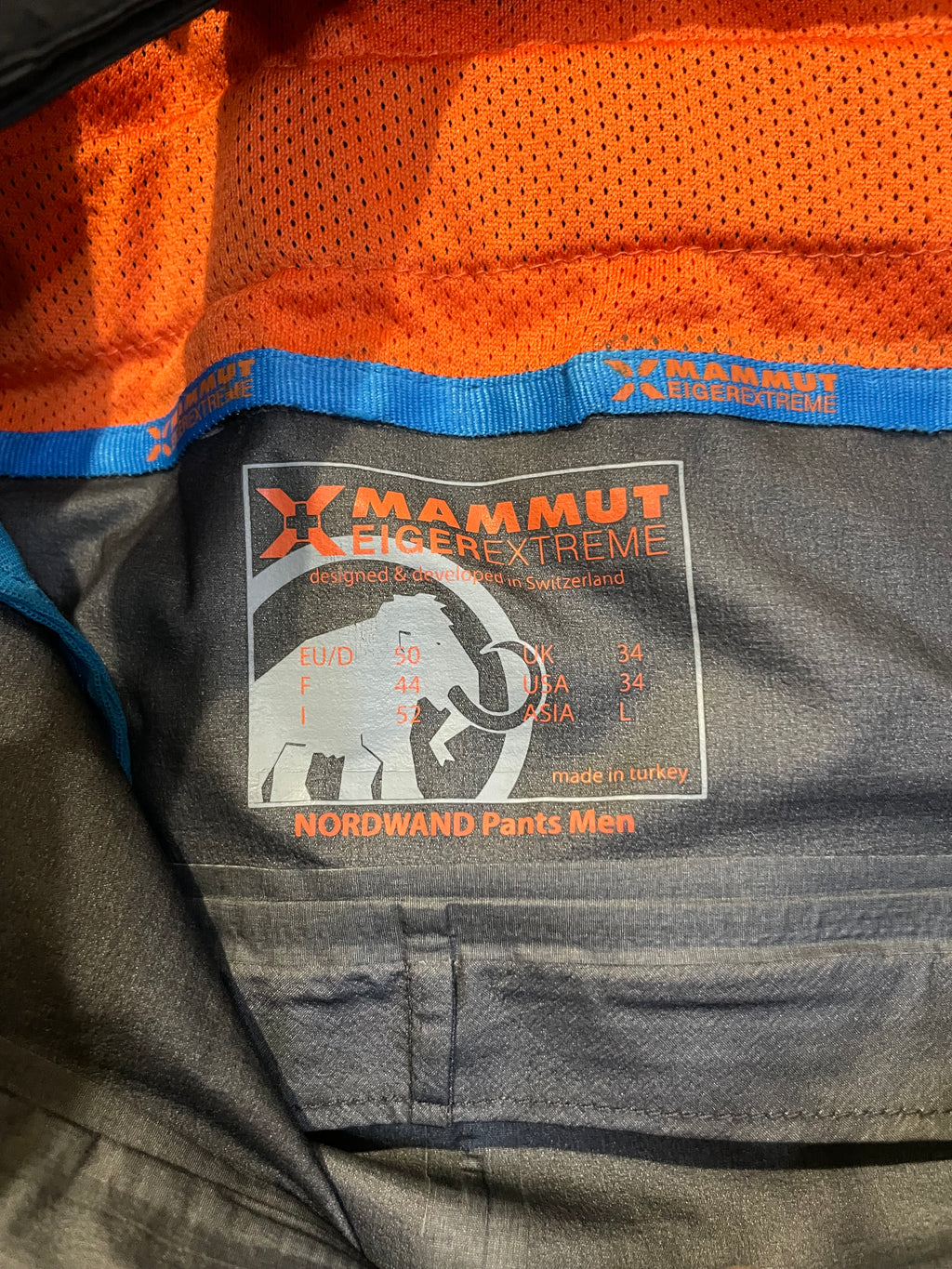 Pantalone Hardshell Mammut Goretex Pro